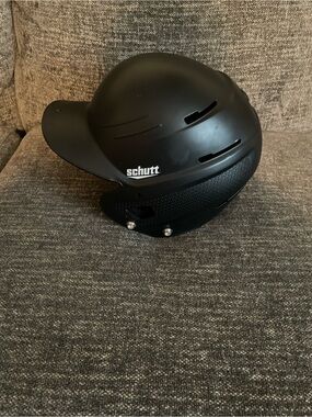 Schutt Matte Black Batting Helmet